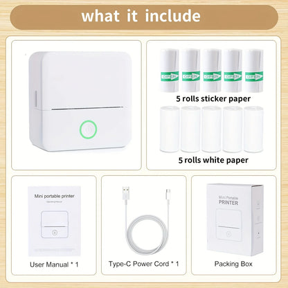 Sticker Printer - Model X6 Print Pods Mini | Bluetooth with iPhone/Android