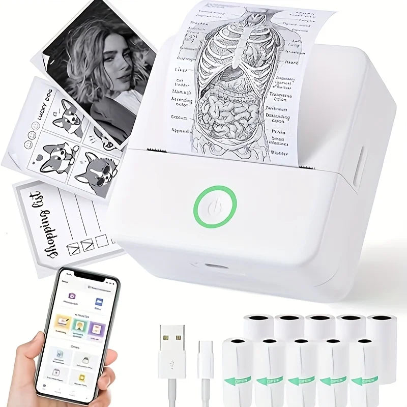 Sticker Printer - Model X6 Print Pods Mini | Bluetooth with iPhone/Android